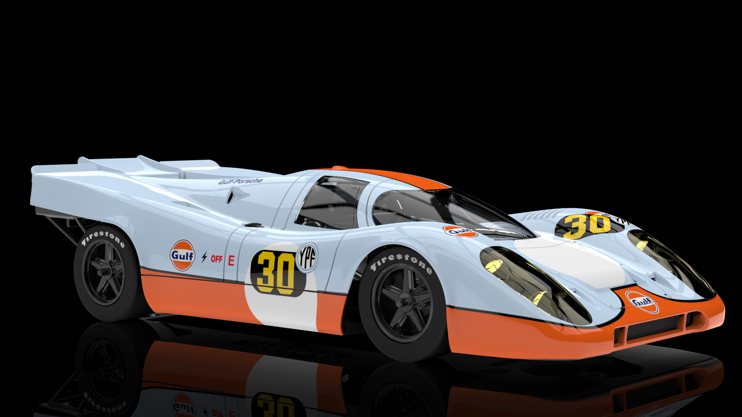 NSR 0630SW - PORSCHE 917K GULF BUENOS AIRES 1971 #30 WINNER SW SHARK 21.5K EVO