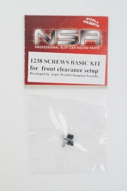 NSR 1238 - 4 x 0.5" M2.5 Hex Screws + Phillip head screw