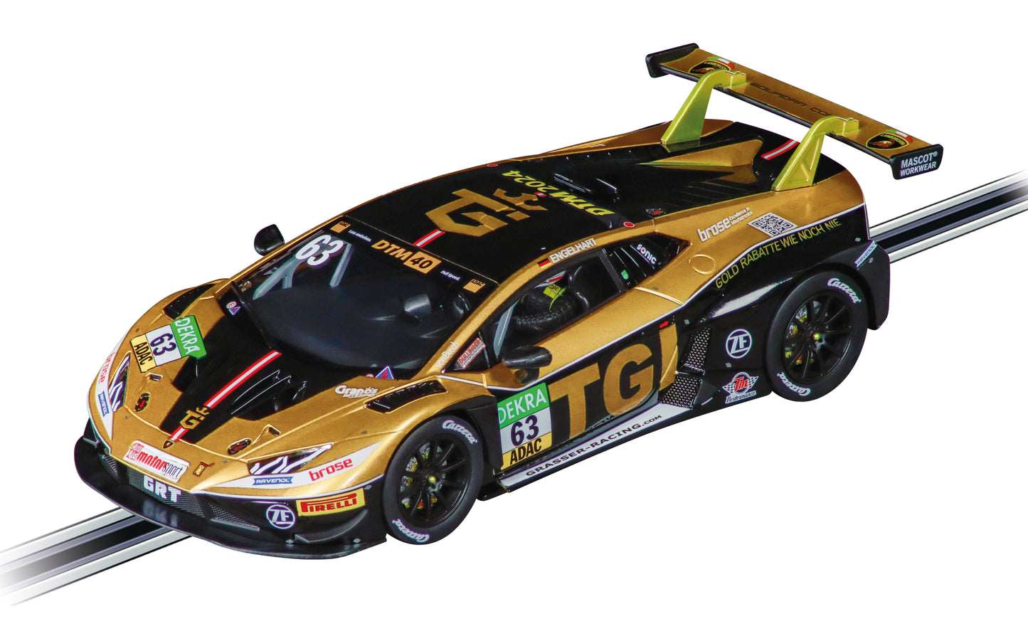 Carrera Evolution 27814 - Lamborghini Huracan GT3 EVO II #63 - DTM 2024