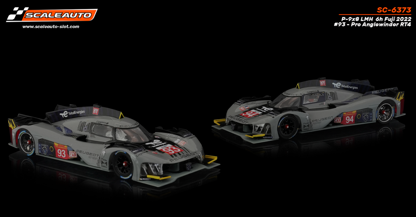 Scaleauto SC-6373 - Peugeot 9x8 Hybrid LMP Hypercar #93- PRO SERIES