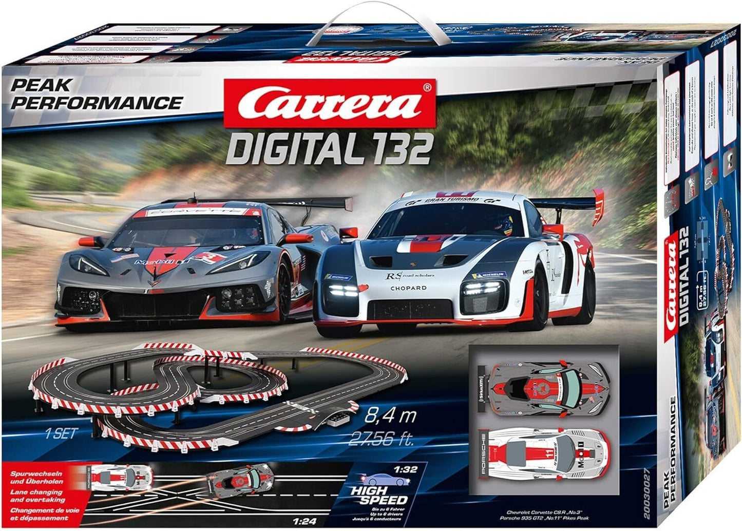 Carrera 30027 - Peak Performance Set - 8.3m Track Digital Set