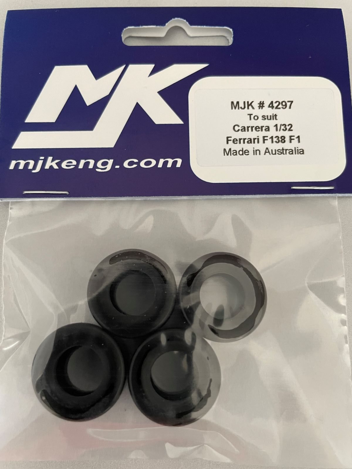 MJK 4297 - Carrera 1/32 Ferrari F138 F1 Rear Tyres