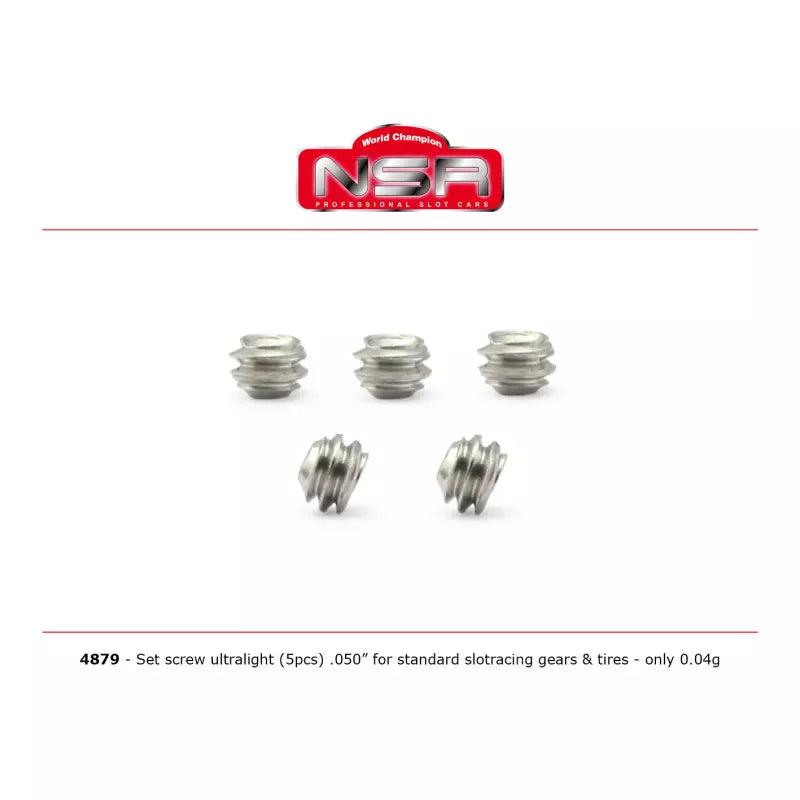 NSR 4879 - Ultra Light Screw set .05