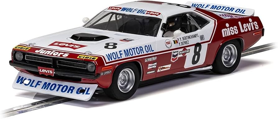 Scalextric Plymouth HEMI Cuda Spa 24 Hrs 1973 Bertinchamps & Deprez - C4247