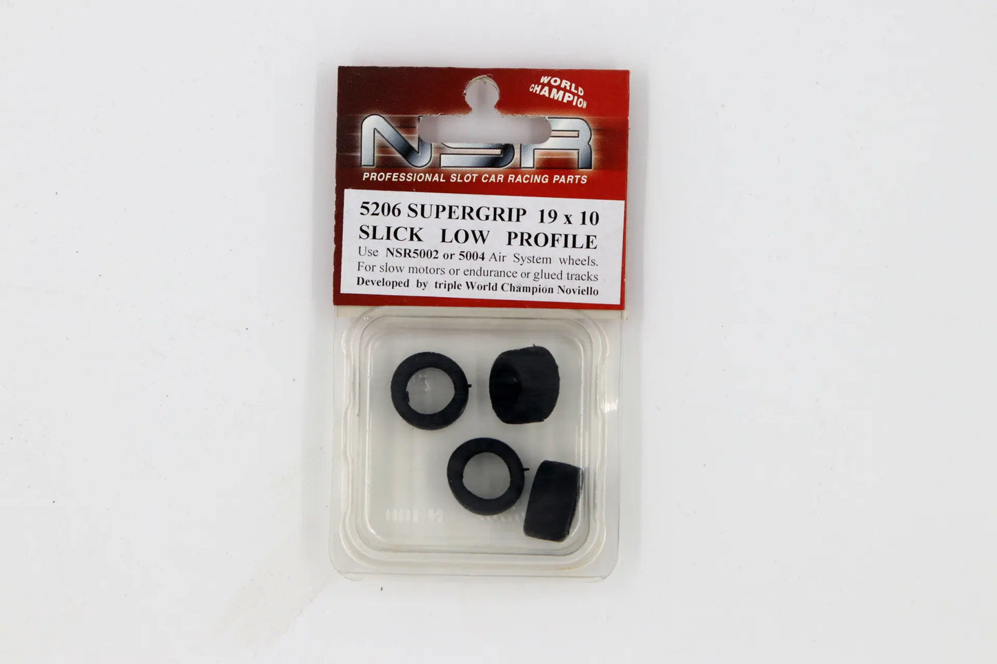 NSR 5206 - Supergrip Rear Slick Tyres 19 x 10mm