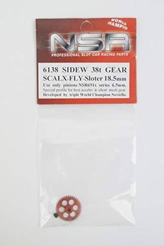 NSR 6138 - Aluminium Sidewinder Gear – 38T Ø18.5mm