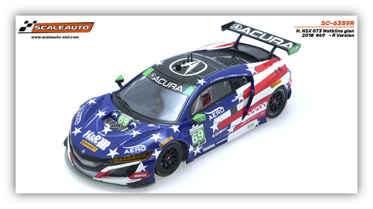 Scaleauto SC-6359R - Honda NSX GT3 #69 - '18 Watkins Glen