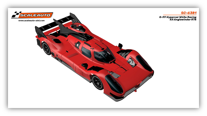 Scaleauto SC-6381 - G-499 Hypercar - Racing Kit in White