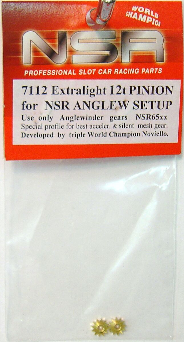 NSR 7112 - Brass Anglewinder Pinions (12 Tooth)