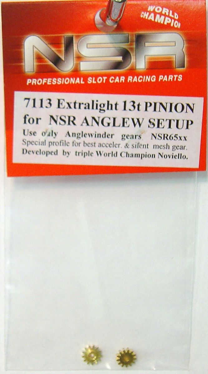 NSR 7113 - Brass Anglewinder Pinions (13 Tooth)