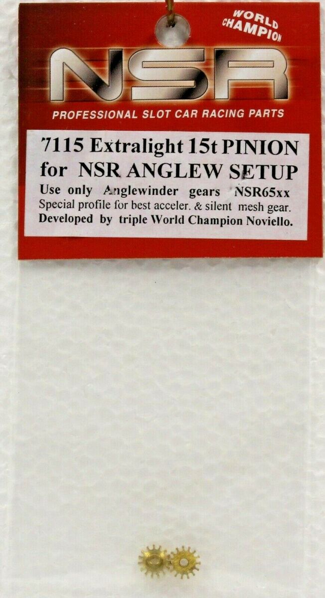 NSR 7115 - Brass Anglewinder Pinions (15 Tooth)