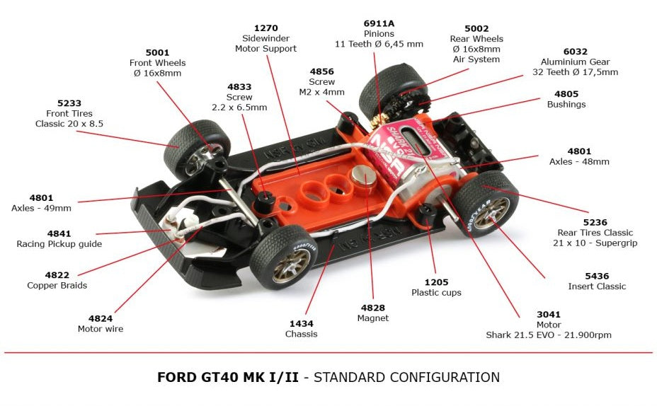 NSR HL08 - Ford GT40 MKI - Le Mans 1968 #9 winner