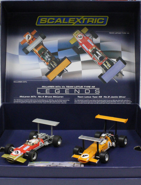 Scalextric Legends C3544A - McLaren M7C & Lotus Type 49B Limited Edition