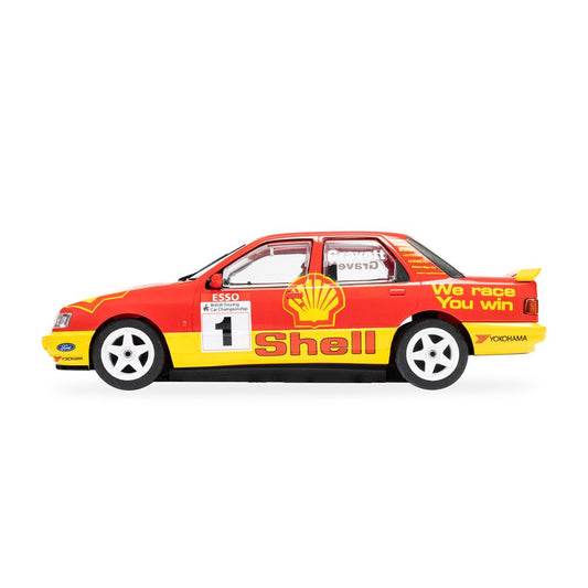 Scalextric C4632 Ford Sierra Sapphire BTCC 1990 #1 Rob Gravett 1/32 Slot Car
