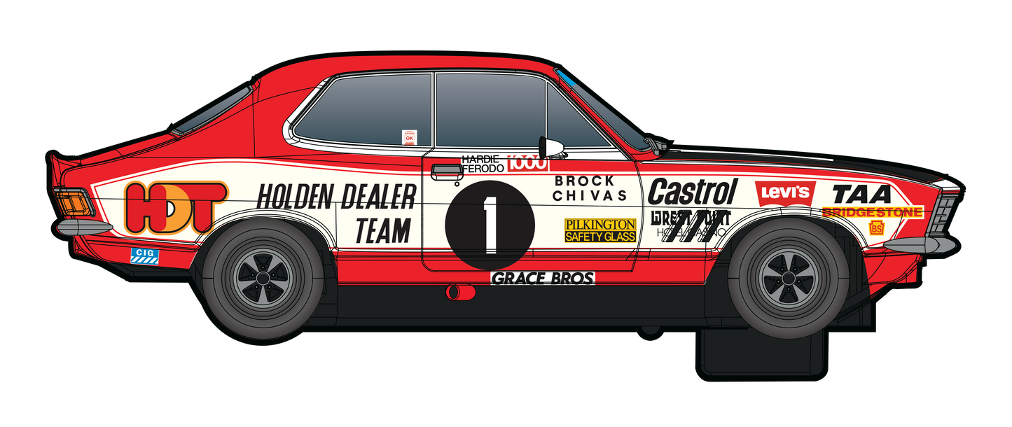 Scalextric C4707F - Holden LJ Torana XU-1 - 2nd Bathurst 1973 #1 Peter Brock & Chivas