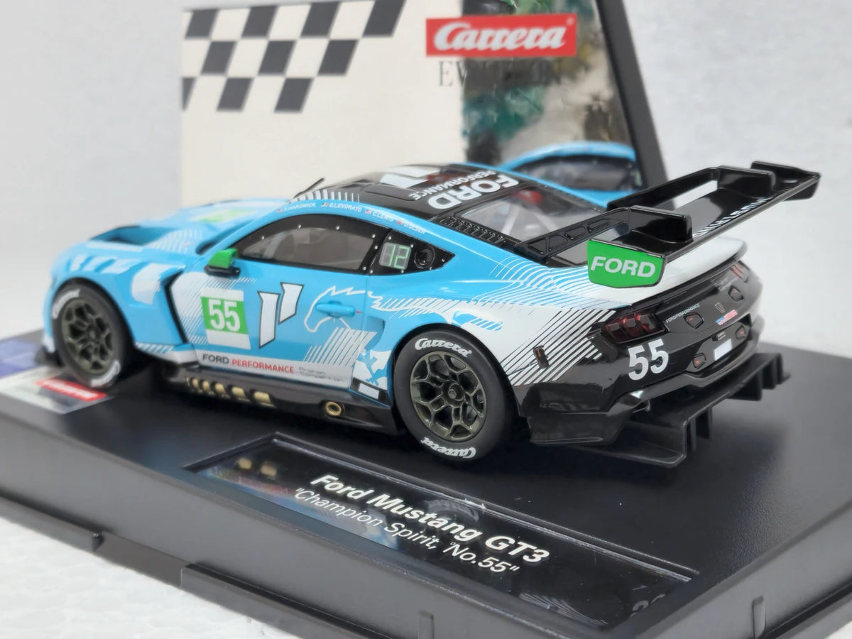Carrera Evolution 27809 Ford Mustang GT3 Champion Spirit #55 1/32 Slot Car