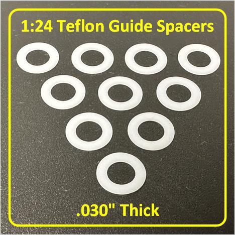 Slot Car Corner GS-24030-T - 1/24 TEFLON Guide Spacer, 0.030"