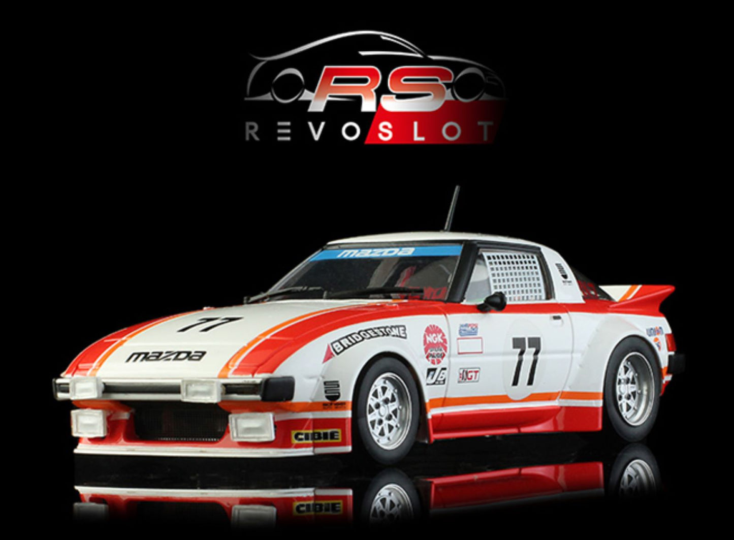 RevoSlot RS0278 - Mazda RX-7 - Daytona 1979 #77