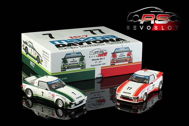 RevoSlot RS0280 - Mazda RX-7 SA22 - Daytona Twin Pack
