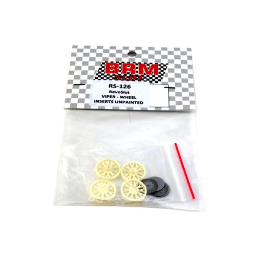 RevoSlot RS-126 - Dodge Viper Wheel Inserts unpainted