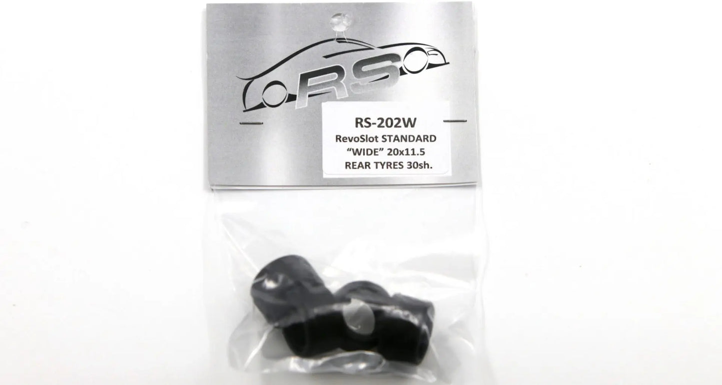 RevoSlot RS-202W - Wide Rear Tyres 20x11.5 - Shore 30 compound