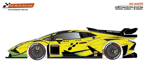 Scaleauto SC-6427C - Lamborghini Super Trofeo EVO 2 - Cup Version - Yellow - R-chassis