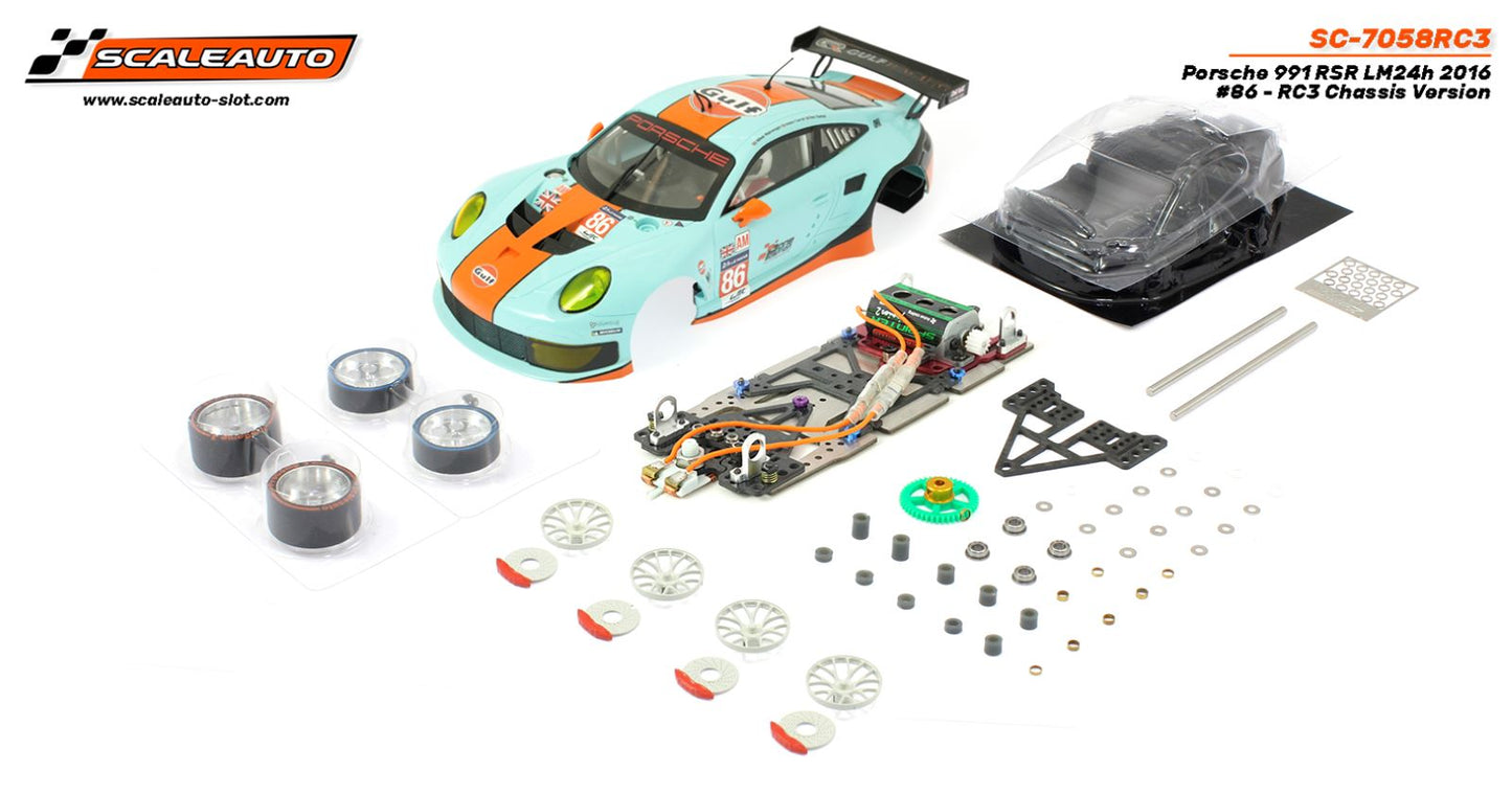 Scaleauto SC-7058RC3 - Porsche 911 RSR 24Hr of Le Mans #86