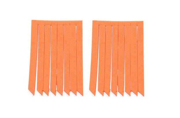 Sloting Plus SP029960 Self-Adhesive Foam Wheel Insert Strips Orange (16 pcs)