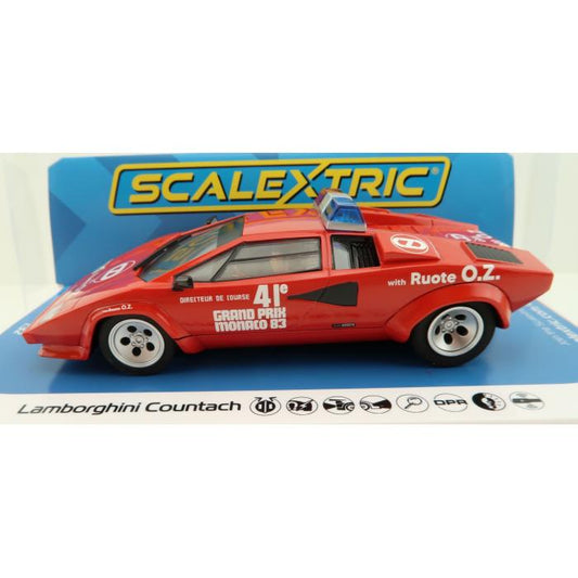Scalextric C4329 - Lamborghini Countach 1983 Monaco Grand Prix Safety Car