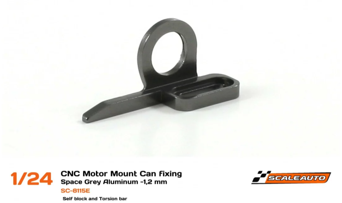 Scaleauto SC-8115E - Long/Short Can CNC Self Block Torsion Bar Offset -1.2mm Offset