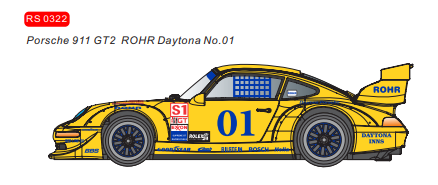 RevoSlot RS0322 - Porsche 911 GT2 ROHR Daytona No.01