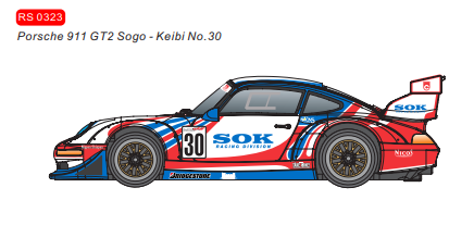 RevoSlot RS0323 - Porsche 911 GT2 Sogo - Keibi No.30