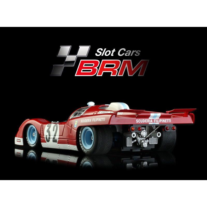 BRM BRM209 - Ferrari 512M Scuderia Filipinetti #32 1000km SPA 1971 G. Gagliardi - C. Manfredini