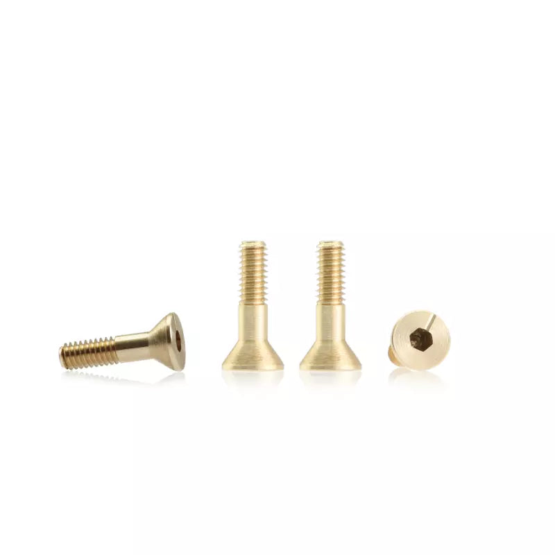 BRM S-133B2 - Metric brass screw sink head 4.25mm x 9.2mm – LONG (6 pcs)