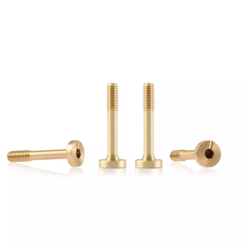BRM S-135C2 - Suspension brass screw M2 flat self-centering head 4.0mm x 11.5mm – LONG (4 pcs)