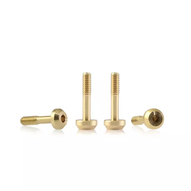 BRM S-136B1 - Suspension brass screw M2 flat head 4.25mm x 9.5mm – SHORT (4 pcs)