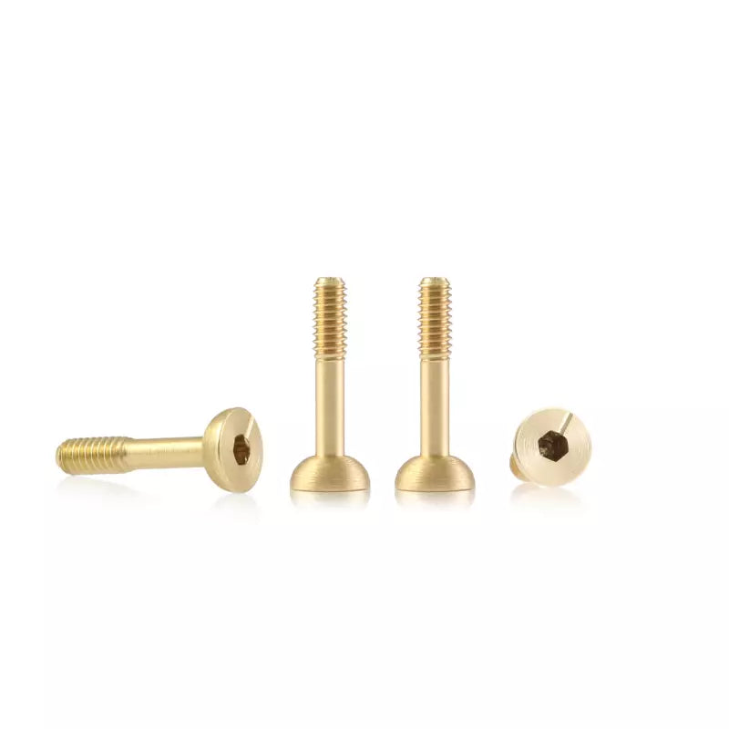 BRM S-138B1 - Suspension brass screw M2 spherical head 4.25mm x 9.5mm – SHORT (4 pcs)