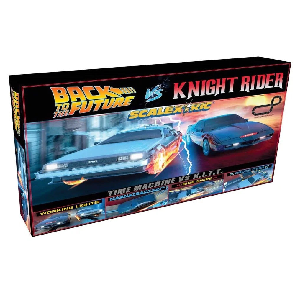 Scalextric C1431 - Back To The Future VS Knight Rider Race Set