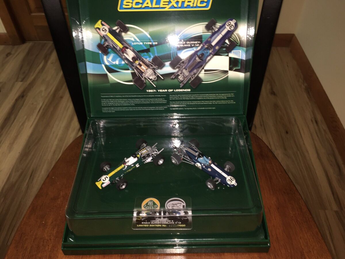 Scalextric C2923A - 1967 Year Of Legends - Lotus & Eagle - Jim Clark + Dan Gurney - Twin Set