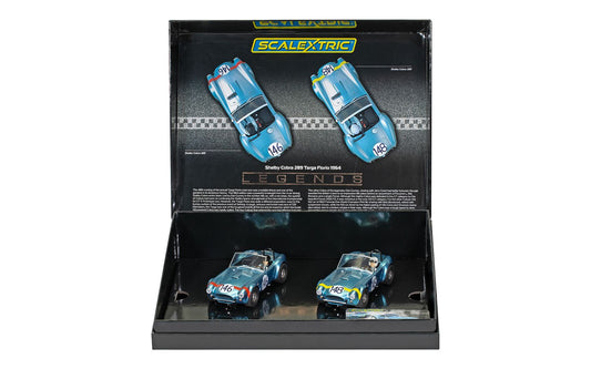 Scalextric Legends C4305A - Shelby Cobra 289 - 1964 Targa Florio Twin Pack Limited Edition