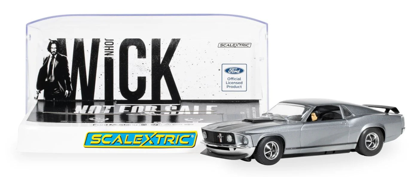 Scalextric C4497 John Wick Ford Mustang BOSS 429 – Slot
