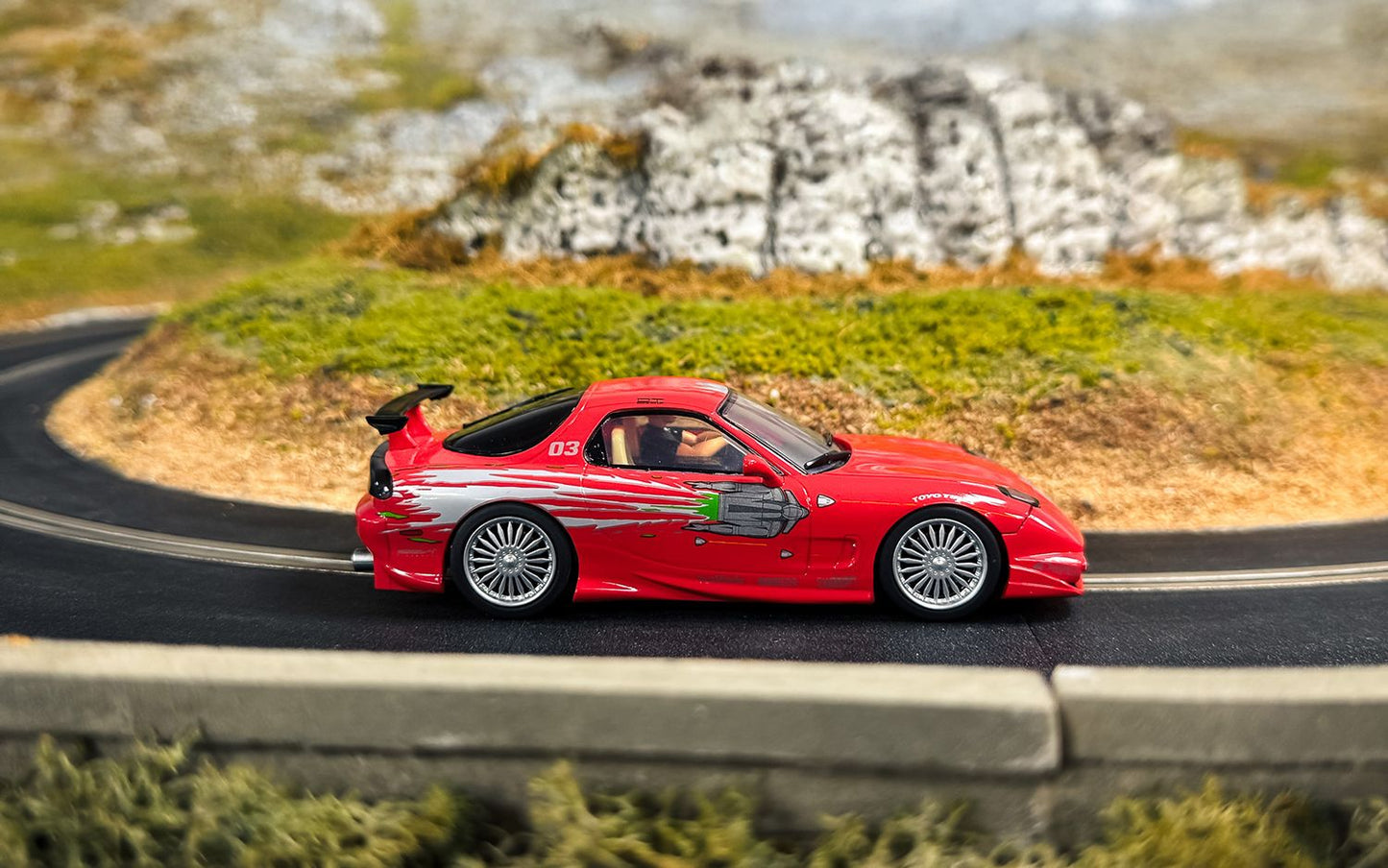 Scalextric C4592 - Mazda RX7 - Dom Toretto - The Fast And The Furious