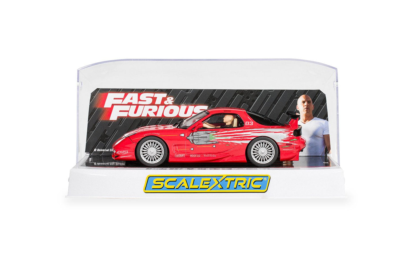 Scalextric C4592 - Mazda RX7 - Dom Toretto - The Fast And The Furious