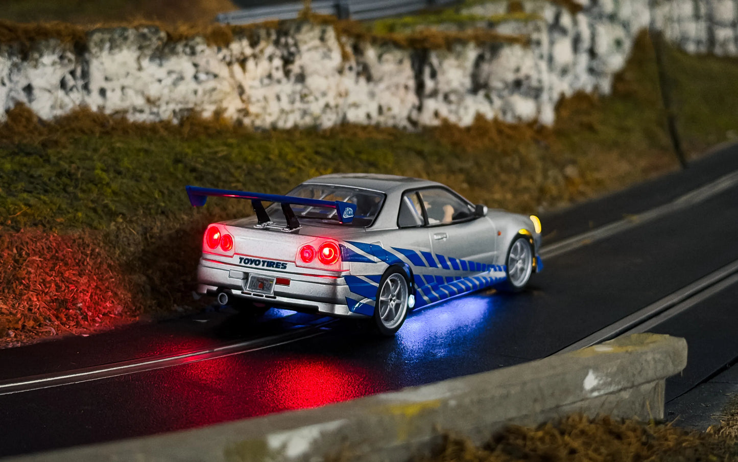 Scalextric C4674 Nissan Skyline GT-R R34 Skyline 2 Fast 2 Furious Brian O’Conner