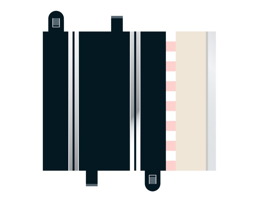 Scalextric C8207 - Half Straight 175 mm