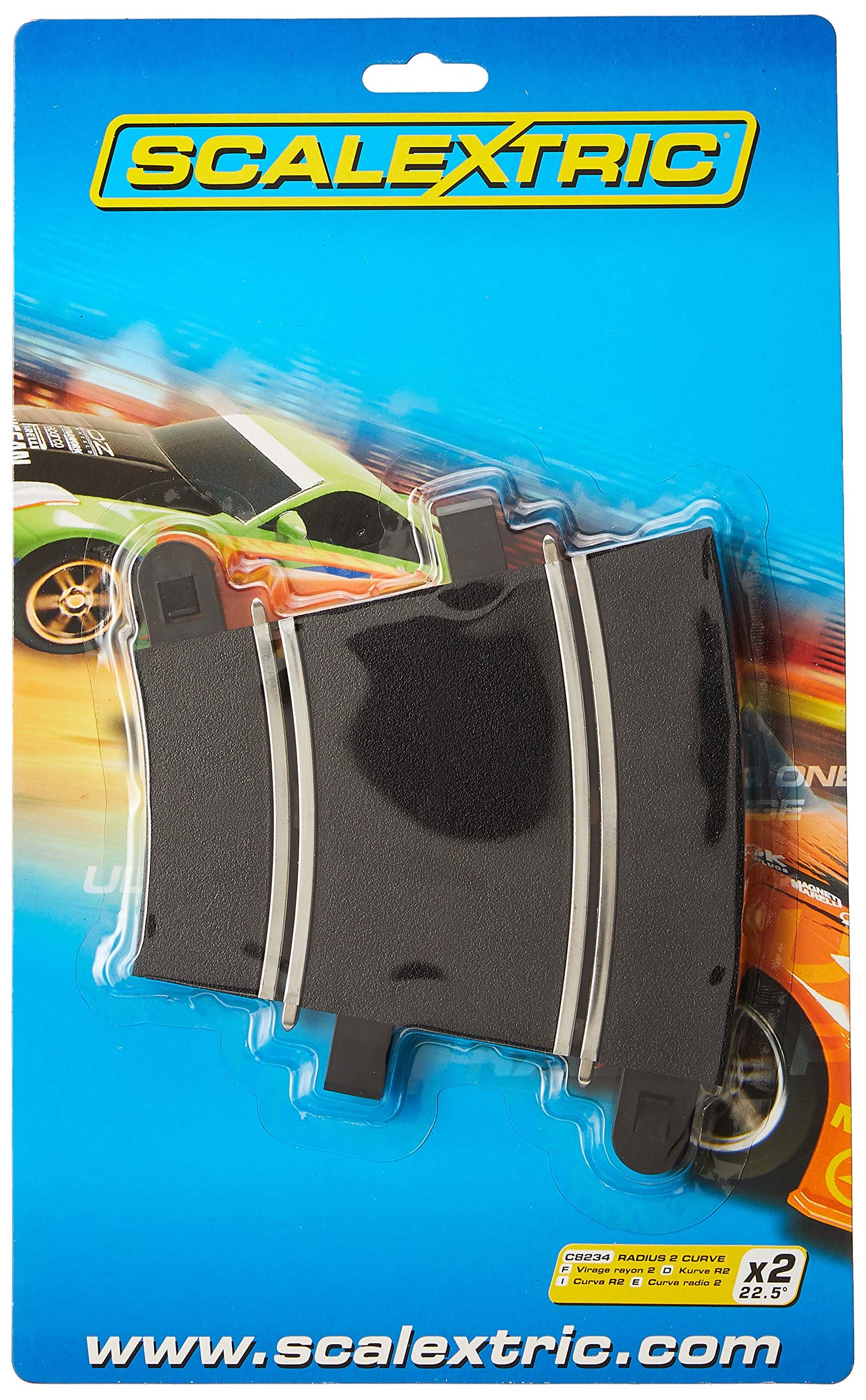 Scalextric C8234 - R2 Half Curve 22.5 degree