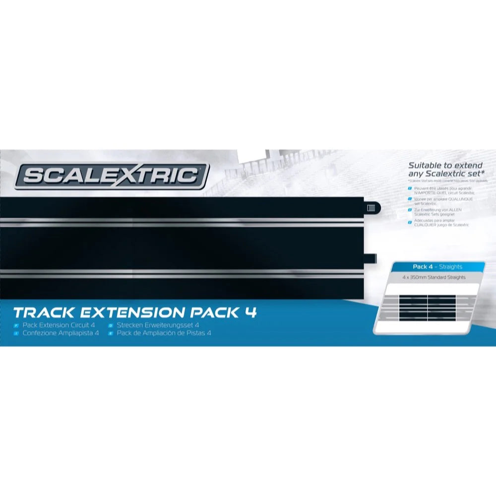 Scalextric C8526 - Extension Pack - 4 Standard Straights