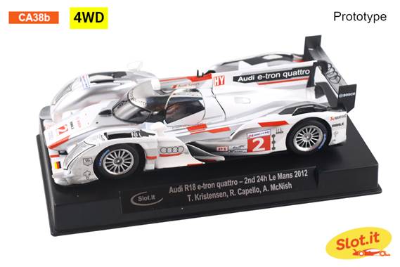 Slot.it CA38B - Audi R18 e-tron quattro - 2nd Le Mans 2012 #2 4WD