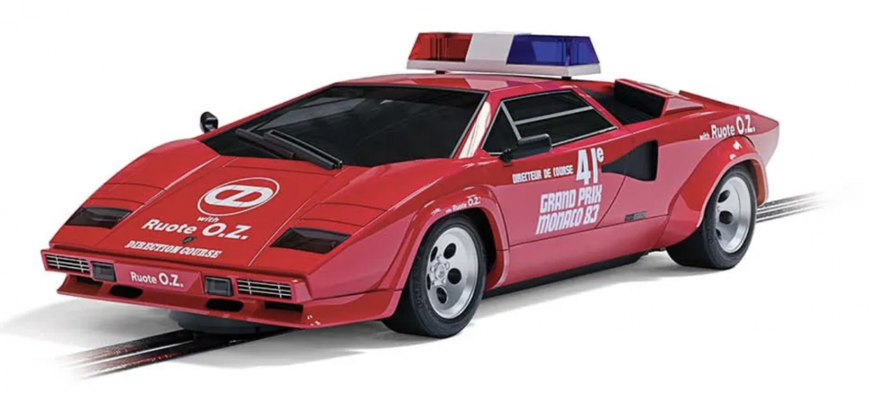 Scalextric Lamborghini Countach 1983 Monaco Grand Prix Safety Car - C4329