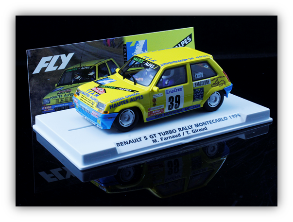 FlySlot E2107 Renault 5 GT Turbo Rally Monte Carlo #39